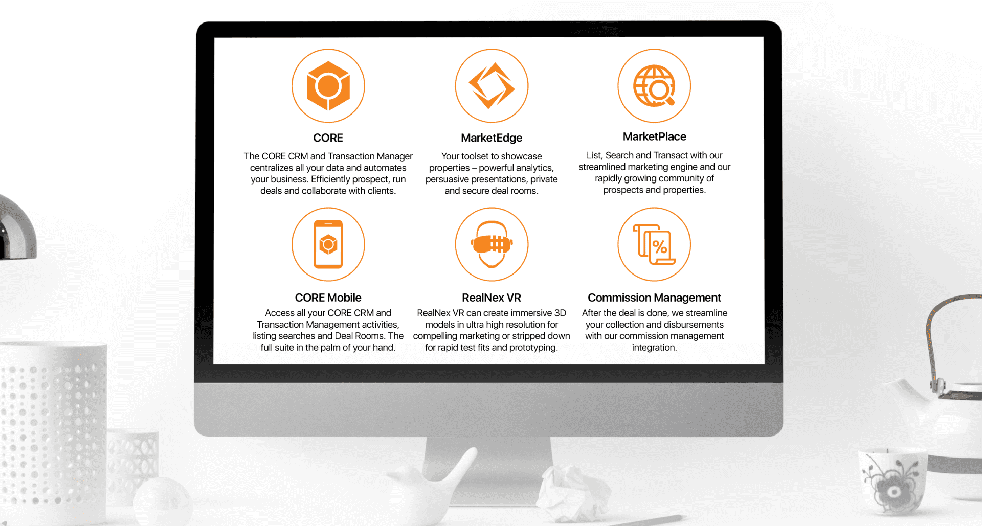 RealNex Product components